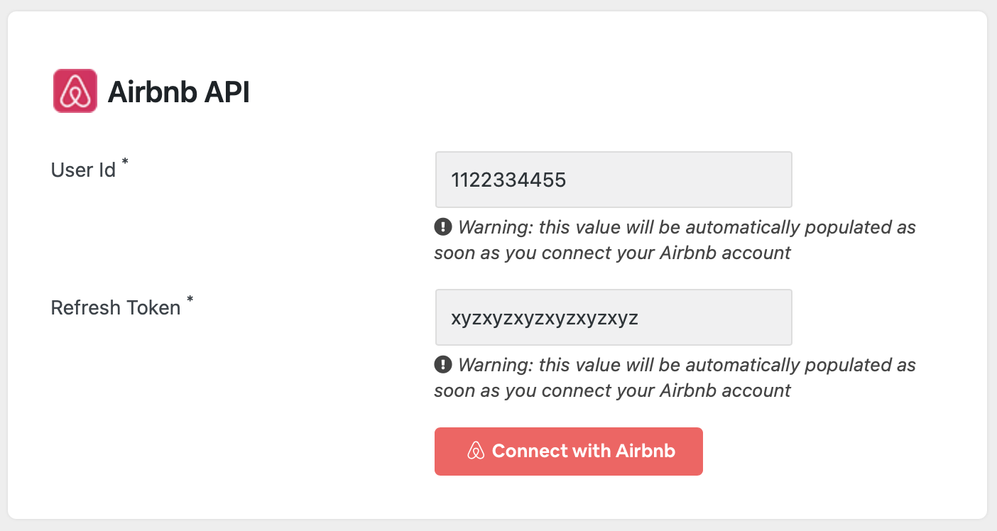 e4jConnect - Airbnb account connected