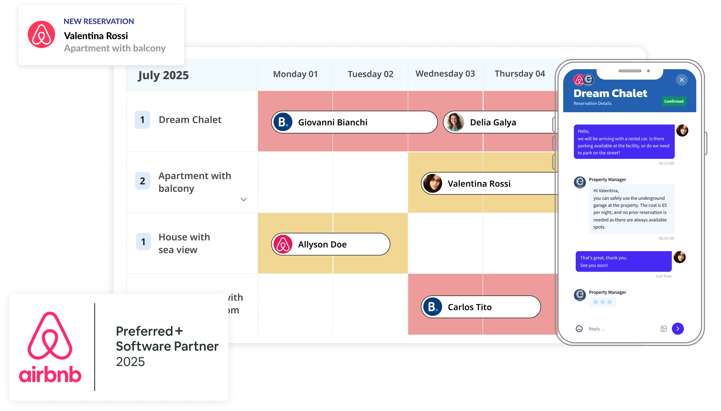 Explore a centralized dashboard for managing vacation rentals easily Vacation rental software dashboard for property management