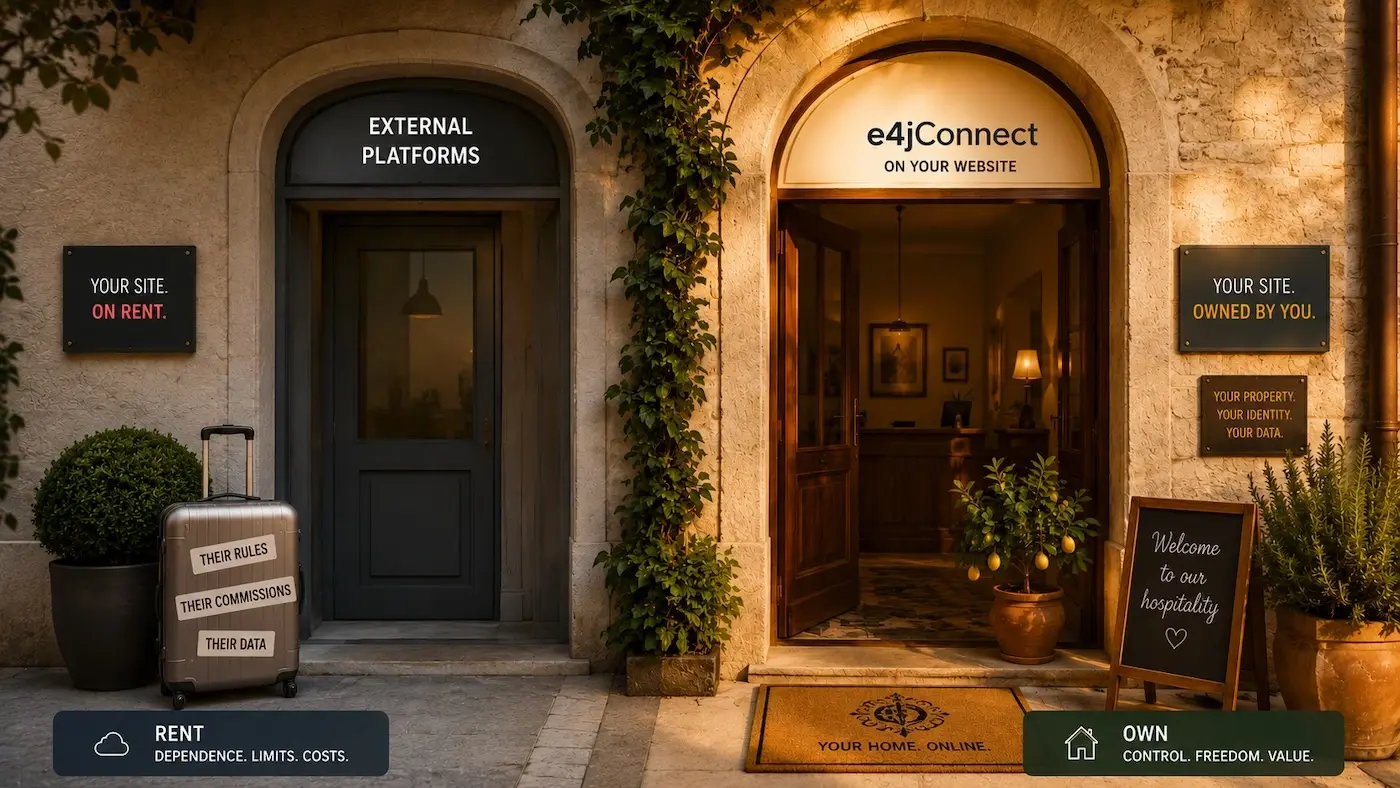 Rented vs. Owned Websites: Why Vik Booking Beats Amenitiz and Lodgify 
