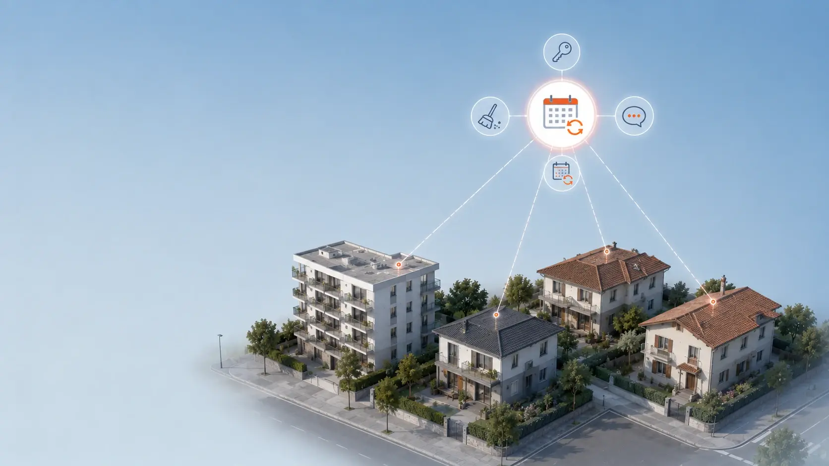 PMS and Channel Manager software infrastructure for the centralized management of multiple vacation rentals and properties.