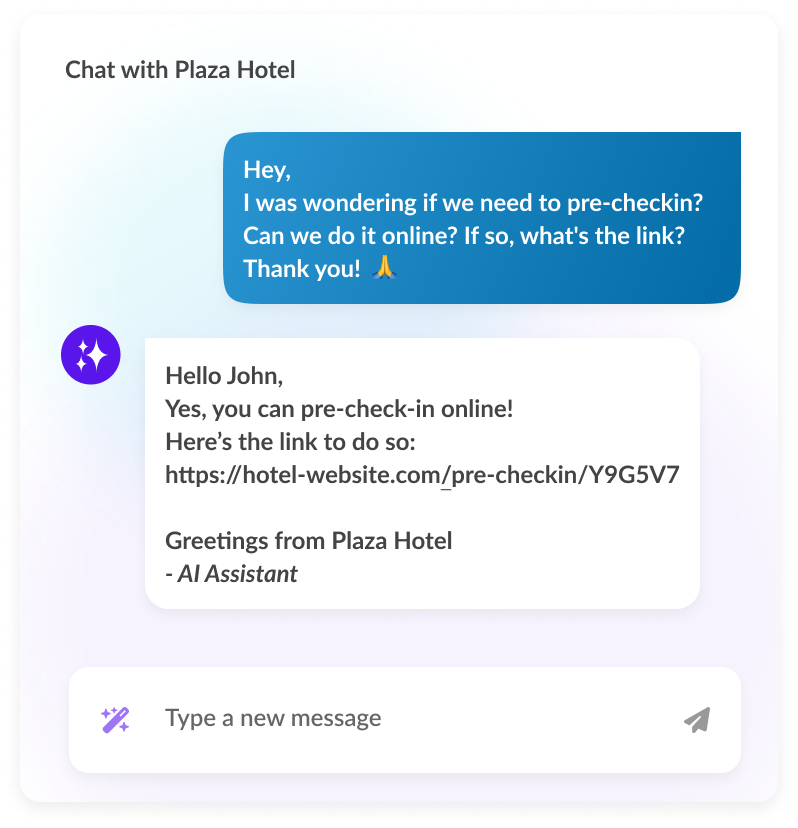 Manage Guest Messages with AI Assistant