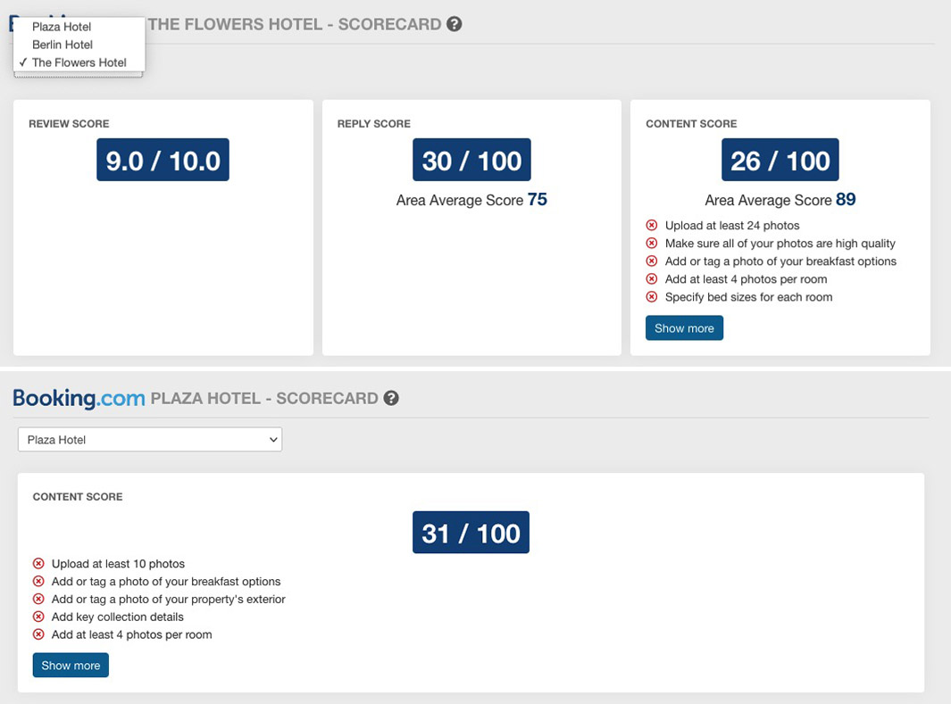 Booking.com multiple accounts