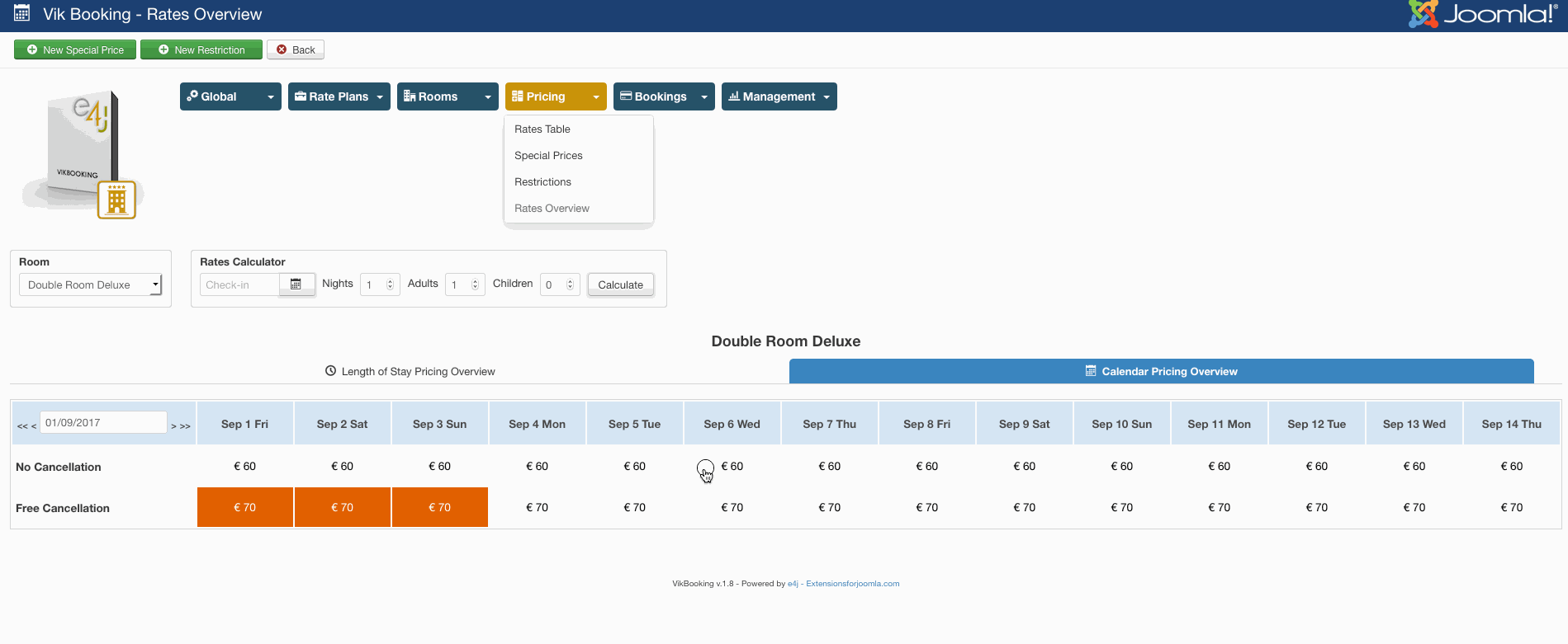 Rates Management