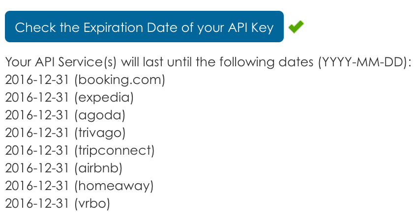 Check API Key Expiration Date